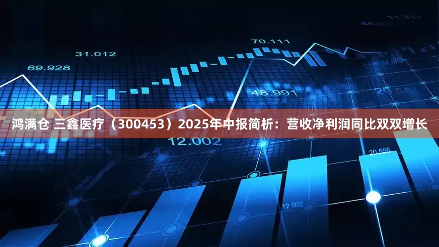 鸿满仓 三鑫医疗（300453）2025年中报简析：营收净利润同比双双增长